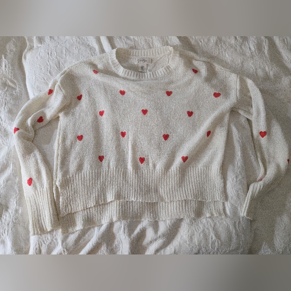 Jessica Simpson Hearts Sweater